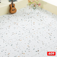 Wasserdichter LVT-Vinylboden mit Marmor-Steinmuster, selbstklebende PVC-Vinyl-Bodenfliesen für das Wohnzimmer