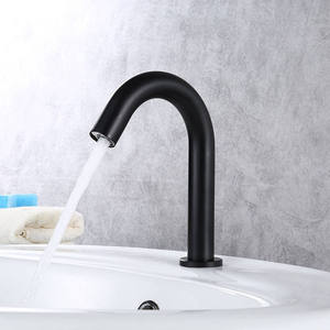 Grifo de Lavabo de Baño Innovador de Estilo Clásico <span class=keywords><strong>con</strong></span> <span class=keywords><strong>Sensor</strong></span> Inteligente Automático, Latón Negro sin Contacto, <span class=keywords><strong>para</strong></span> Hotel, Apartamento de Lujo - Product Image 6