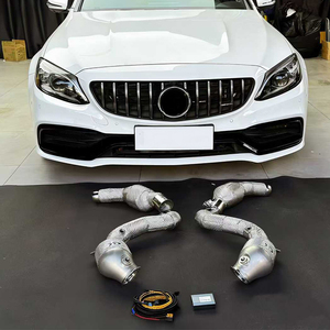 Convient pour C63/C63S AMG W205 4.0T 2015, collecteur d'échappement haute performance en acier inoxydable 304 - Product Image 1