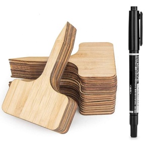 100Pcs Bamboo Plant Labels <strong>Garden</strong> Markers T-Type Tags <strong>Wooden</strong> Plant Sign Tags Eco-Friendly Gardening Wood <strong>Stakes</strong> <strong>for</strong> Seed Herbs - Product Image 1