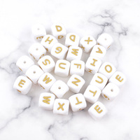 Ensemble de 26 jouets à mâcher pour bébés de 0 à 24 mois, accessoires de chaîne de sucette DIY avec perles en silicone de 12 mm