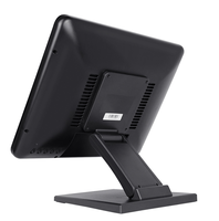 Alta calidad 15 17 19 pulgadas VGA USB HD RS232 soportes de pared montaje en pared VESA ventana Pos máquina Monitor de pantalla táctil