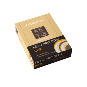 Vanilla Keto <strong>Protein</strong> <strong>Bars</strong> Low Carb Caffeine Free Energy Management Halal Certified for Adults 20g Per Pack - Product Image 3