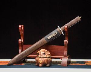 Tenchu espada Cosplay mango <span class=keywords><strong>de</strong></span> palisandro - Product Image 1