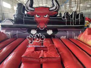 Toro Mecánico Inflable para Entrenamiento de Rodeo, Juegos Deportivos, Centro de Actividades al Aire Libre, Entretenimiento de Carnaval - Product Image 4