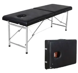 Table de massage Portable, lit de beauté, chaise pliante, facile à transporter, pour tatouage