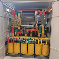 Régulateur stabilisateur de tension automatique à induction TNSJA-500KVA immergé dans l'huile (sans balais/en continu) AVR triphasé en cuivre pour AC