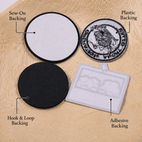 Patch brodé personnalisé avec logo sur mesure pour vestes, chapeaux, sacs et décoration de vêtements