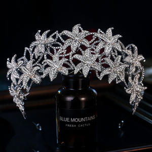 มงกุฎเจ้าสาวคุณภาพสูงจากโรงงานขายส่ง ประดับมุกหวานและผีเสื้อ ชุดเครื่องประดับงานแต่งงาน อุปกรณ์ถ่ายภาพ มงกุฎเจ้าหญิง - Product Image 4