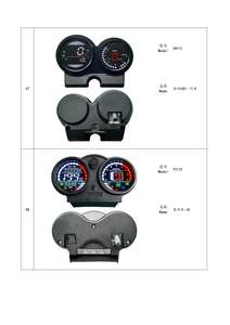 มาตรวัดความเร็วรถจักรยานยนต์หน้าจอ CBR300-LCD พร้อมมาตรวัดระยะทางใหม่สำหรับ CB300R ฮอนด้า Jonway YY 350 9A <span class=keywords><strong>CB</strong></span> 300 R - Product Image 5