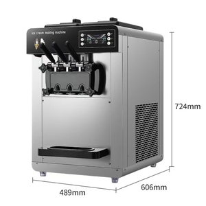 20-28l/h thương mại tự động bảng <span class=keywords><strong>Top</strong></span> 3 hương vị giá rẻ sữa chua mềm phục vụ máy làm kem để bán - Product Image 2