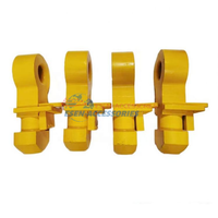 Crochet de levage vertical robuste en acier forgé WLL 12,5T ISO1161 pour conteneurs maritimes, attache de levage supérieure Camlock