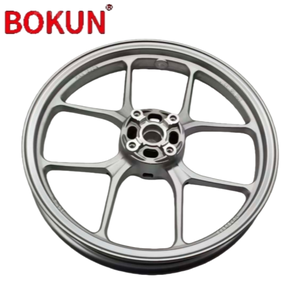 Nuevas <span class=keywords><strong>Llantas</strong></span> de Aleación de Aluminio Forjado para Motocicleta, Serie Y, <span class=keywords><strong>Grandes</strong></span>, de 1.85/2.15x14 Pulgadas, Ocho Radios, Color Plata-Blanco - Product Image 3