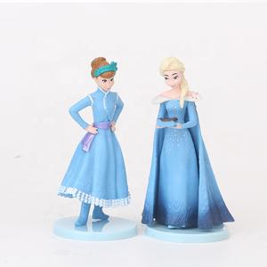 Set di 10 Statuette Personalizzate OEM di <span class=keywords><strong>Anna</strong></span> ed <span class=keywords><strong>Elsa</strong></span>, Personaggi dei <span class=keywords><strong>Cartoni</strong></span> <span class=keywords><strong>Animati</strong></span>, Modelli in PVC Ecologico per Bambini - Product Image 2