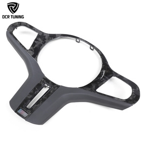 Pour BMW G80 G82 G83 G81 garniture de <span class=keywords><strong>volant</strong></span> en Fiber de carbone forgée remplacement de couverture centrale intérieure pour la mise à niveau de voiture M2 M3 M4 - Product Image 3