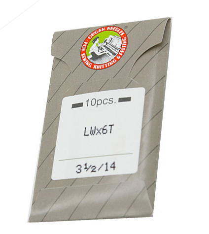 10 Pcs Organ Needle Lwx6T Lwx2T Industrial Blindstitch Curve Sewing Needle Size 3 75