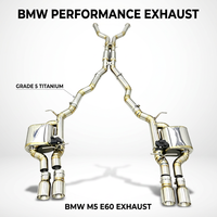 Système d'échappement Catback en titane ultra-léger SDO pour BMW M5 E60 5.0L 2005-2010, silencieux à valve de performance