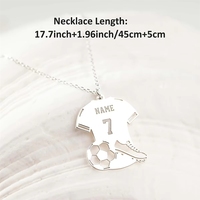 Collar con Colgante de Acero Inoxidable con Diseño de Balón de Fútbol, Certificado por la CE, Regalo para Novio, Deportivo
