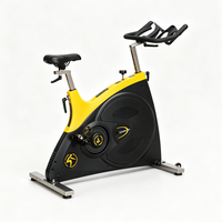 Bicicleta de Spinning con Resistencia Magnética Ajustable, Componentes para Medir la Frecuencia Cardíaca, Marco Estable, Equipo de Fitness para Gimnasio y Hogar