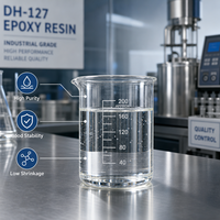 Résine époxy haute performance DH-127 pour le scellement de circuits imprimés et adhésif transparent de qualité ingénierie pour le moulage électronique