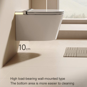 Tường treo nhà vệ sinh thông minh tường treo gốm WC nhà vệ sinh thông minh nắp điện thông minh tự động mở tường thông minh treo nhà vệ sinh - Product Image 6