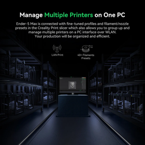 Ender-5 Max 3D Printer 700mm/s High-Speed Automatic Leveling Large 400*400*400mm Printing Size New Condition 1 Year <b>PLA</b> 1.75mm 1 - Product Image 5