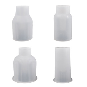 Cetakan Keramik Kerajinan Vas Tanaman Cetakan Silikon untuk DIY Epoksi Plester Beton Pot Bunga Cetakan Injeksi Dekorasi Berkebun - Product Image 5