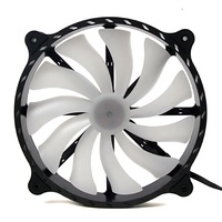 Ventilateur de refroidissement CPU pour PC Gaming, dissipateur thermique en cuivre ARGB 20cm 5V/3PIN à roulement fluide, silencieux 23dBA, garantie 1 an, pour boîtier d'ordinateur et refroidissement liquide