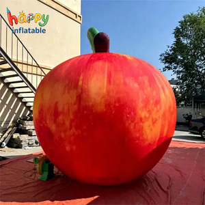 Modèle de tranche d'orange géante gonflable, ballon publicitaire personnalisé en forme de fruit des agrumes pour la promotion de bars à jus et les événements. - Product Image 4