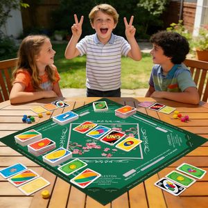 Tapis de jeu de mahjong de qualité supérieure avec support en caoutchouc, motif fleur de prunier vert foncé, parfait pour les <span class=keywords><strong>jeux</strong></span> de société et les <span class=keywords><strong>jeux</strong></span> de cartes - Product Image 3