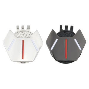 Magnetic Golf Ball Marker Hat <b>Clip</b> Set Metal <b>Silver</b> Black With Red Line For Golf Accessories - Product Image 4