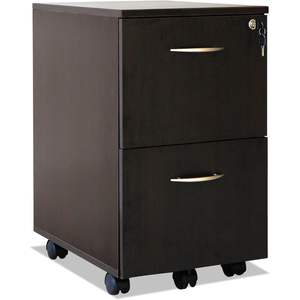 Alera ตู้เก็บเอกสารเคลื่อนที่15-3/8W x 20D X 26-5/8H ESPRESSO Series ESPRESSO - Product Image 1