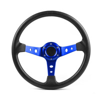 Volant de course en PU à déport profond de 350 mm, en aluminium à 3 branches, universel pour kart de drift et simulateur de course, direct usine OEM