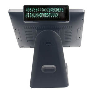 Hợp kim nhôm 15 ''/15.6'' Màn hình cảm ứng HD hiển thị thanh toán kiosk 9.7 ''2nd VFD Hiển thị Android/Win phần mềm SDK bao gồm - Product Image 6