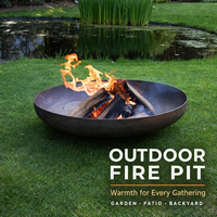 Kit de Camping en acier Corten, grilles en acier, bols de feu décoratifs pour le jardin