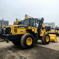 Gebrauchter Komatsu WA320-5 Radlader Guter Zustand Günstiger Preis Komatsu 320 Lader