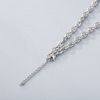 Colliers avec pendentifs en croix noire, perles à personnalité, pour hommes et femmes, en acier inoxydable, nouvelle tendance européenne, livraison gratuite