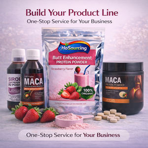 Colágeno en Polvo para Aumento de Glúteos, Sabor Fresa, Fórmula para Aumento de Peso para Adultos, Proveedor a Granel de Marca Privada - Product Image 6