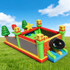 Château gonflable commercial en PVC pour enfants, mini-structure de saut, parcours d'obstacles gonflable <span class=keywords><strong>Mario</strong></span> - Product Image 1