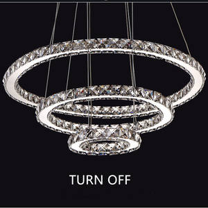 Zèle Éclairage Rond Hôtel De Mariage Salle De Bains En Verre Noir Lien Pendentif Lumière Bronze Lustre Bronze - Product Image 5