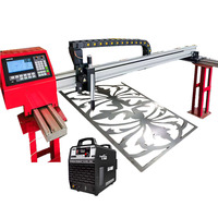 Pórtico CNC máquina de corte por plasma pórtico decorar puertas rejillas se adapta a todas las fuentes de alimentación de voltaje de arco lectura de código G