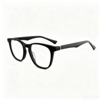 Lunettes anti-lumière bleue rondes personnalisées, monture en acétate à motifs multicolores, branches simples, pour un usage décontracté en extérieur