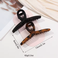 Barrettes en acétate doux pour l'été, accessoires capillaires quotidiens pour femmes, filles et enfants
