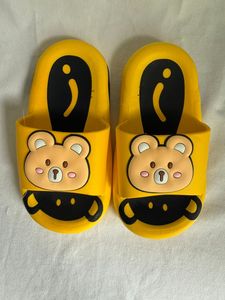 Ciabatte Gialle con Stampa Animalier Taglia 24-35, Suola Antiscivolo in EVA, da Donna, per Tutte le Stagioni, Punta Aperta, Tomaia in Plastica, Materiale PVC - Product Image 6