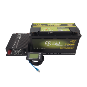 12V 180Ah RV 리튬 시스템: 60A DCDC MPPT 2-in-1 충전기 및 정밀 모니터 - Product Image 1