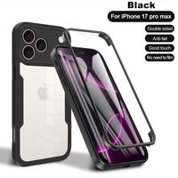 Coque de téléphone à protection intégrale 360° avec découpe de précision, vente en gros d'usine, best-seller pour iPhone 17 Pro Max, 15 Pro Max, 14