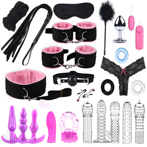 ชุดผลิตภัณฑ์ SM Fun 25 28 34 ชิ้น ชุดปลั๊กเสียบก้น แส้ สำหรับการฝึก - Product Image 4