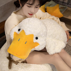 Almohada <span class=keywords><strong>de</strong></span> <span class=keywords><strong>Peluche</strong></span> <span class=keywords><strong>de</strong></span> Pato Supersuave, Cojín Gigante para Abrazar, Relleno <span class=keywords><strong>de</strong></span> Algodón PP, Forro <span class=keywords><strong>de</strong></span> Malla, para Cumpleaños, Niños y Adultos - Product Image 4