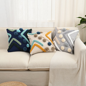 Housse de <span class=keywords><strong>coussin</strong></span> décorative géométrique style nordique, inspirée d'Instagram, mignonne, amovible <span class=keywords><strong>et</strong></span> lavable, pour canapé, transfrontalière - Product Image 2
