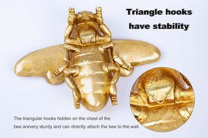 Custom Resin Crafts Golden Insect Honey <strong>Bee</strong> Wall Decoration Sculptures Golden Resin <strong>Bee</strong> Wall Ideal Unique <strong>Gift</strong> - Product Image 4